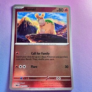 numel [reverse holo] - 021/132 (common) — pokemon: mega evolutions